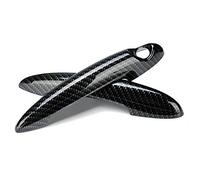 HUVNEXA Gloss Black Carbon Fiber Car Door Handle Cover, for BMW,for MINI, Cooper S R50 R52 R53 R55 R56 R57 R58 R59 R61 Car Handle Cover Car Door Handle Cover