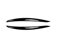 HUVNEXA Glossy Black Car Headlight Eyebrow Headlamp Eyelid Trim, for 3 Series E90 M3 E92 E93 Front Head Light Lamp Cover Brow Sticker Headlight Tint(Glossy black)