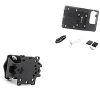 HUVNEXA GPS Moto Phone Mount, for Aprilia, for TUAREG 660 2022 Motorcycle Phone Wireless And USB Charging GPS Navigation Plate Bracket Holder Stand Phone Mount(BLACK Wireless and Stand)