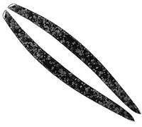 HUVNEXA Headlight Accent Cover, Front Eyebrow Eyelid Replacement, for, 3 Series E92 E93 2 Door Coupe M3 2006-2012 Car Headlight Eyebrow Trim