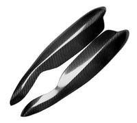 HUVNEXA Headlight Eyebrow, for Smart, for fortwo 451 2009 2010 2011 2012 2013 2014 Car Headlamp Headlight Eyebrow Stickers Trim Carbon Fiber Cover Headlight Eyebrow Trim