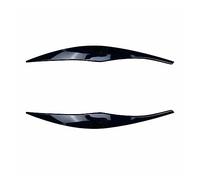 HUVNEXA Headlight Eyebrows Eyelid Angle Eye Lids Cover Trim, For, for E90 Sedan E91 Touring 2005-2011 Tuning Bodykit Car Accessories Headlight Tint(Gloss Black)
