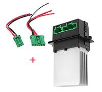 HUVNEXA Heater Blower Resistor Blower Motor Fan Resistor 6441.L2, for Peugeot, 406 207 607, for Renault, Scenic Grand Megane Clio Modus Blower Motor(Resistor and Wire)
