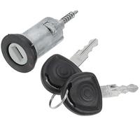 HUVNEXA Ignition Lock Cylinder W/Keys No.0913694 -, for Opel, Combo 1993-2003 Metal Silver Tone - Door Lock Cylinder 1 Pc Ignition Switch Lock