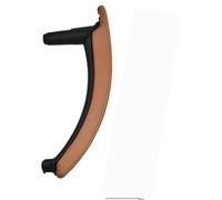 HUVNEXA LHD Car Styling Right Left Inner Door Panel Handle Pull Trim Cover Auto Interior Accessories, for BMW, E70 X5 E71 E72 X6 SAV Door Card Pull Handle for Car(Brown-Right)