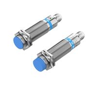 HUVNEXA M18 Connector Inductive Proximity Sensor Npn Pnp M12 4pins Plug-in Series Flush Distance 5mm 8mm 10-30v Dc Metal Switch Optical Photoelectric Sensor(5mm Dc 2-wire Nc)