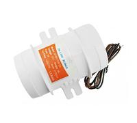 HUVNEXA Marine Boat 12v In Line Bilge Blower High Air Flow Ventilation Engine Cool Fan 3 Inch 76mm Diameter White Marine Blower