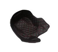 HUVNEXA Motorcycle Accessories PU Leather Rear Trunk Cargo Liner Protector Moto, for Seat, for Bucket Pad NMAX 155 Nmax155 2016-2020 Motorcycle Top Box Liner(Black 16-19 Red)