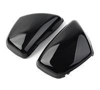 HUVNEXA Motorcycle Left Right Side Panel battery Cover,for 700 Virago 1984-Up, for 750 Virago 1988-Up, for 1000 Virago 1984-Up, for 1100 Virago 1986-Up, Black Motorcycle Battery Side Cover