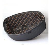 HUVNEXA Motorcycle NMAX155 Leather Rear Trunk Cargo Liner Protector, for Seat, Bucket Pad NMAX 155 2016-2022 Motorcycle Top Box Liner