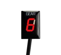 HUVNEXA Motorcycle Parts Ecu 1-6 Level Gear Display Indicator, For Fjr1300 Fjr 1300 2001 2002 2003 2004 2005 Motorcycle Gear Indicator(BLACK Red)