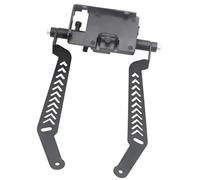 HUVNEXA Motorcycle Phone Mount, for CYCLONE RT3 RT 3 Expansion Stand Multifunction Crossbar GPS Navigation Bracket USB Wireless Charging Bike Mobile Holder(BLACK 22mm Wireless Stand)