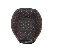 HUVNEXA Motorcycle PU Leather, for Seat, Bucket Pad Nmax Rear Trunk Cargo Liner Protector Accessories NMAX 155 Nmax155 2016-2020 Motorcycle Top Box Liner(Black Brown)