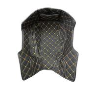 HUVNEXA Motorcycle PU Leather, for Seat, Bucket Pad Nmax Rear Trunk Cargo Liner Protector Accessories NMAX 155 Nmax155 2016-2020 Motorcycle Top Box Liner(Black 2020 Black)