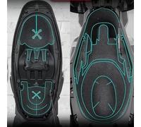 HUVNEXA Motorcycle Rear Trunk Cargo Liner Protector, for Seat, for Bucket Pad, for VOGE, for SR4MAX Sr4 Max Sr 4 Max Accessories Motorcycle Top Box Liner(Black Top and Bottom)