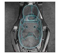 HUVNEXA Motorcycle Rear Trunk Cargo Liner Protector, for Seat, for Bucket Pad XMAX300 Xmax 300 TECH MAX 2023 Accessories Motorcycle Top Box Liner(Black Bottom)