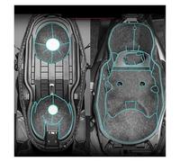 HUVNEXA Motorcycle Rear Trunk Cargo Liner Protector, for Seat, for Bucket Pad XMAX300 Xmax 300 TECH MAX 2023 Accessories Motorcycle Top Box Liner(Black 2023)