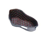 HUVNEXA Motorcycle Storage Box Leather Rear Trunk Cargo Liner Protector Accessories, for Piaggio, for Vespa, for GTS 300 GTS300 Motorcycle Top Box Liner(Black Red)