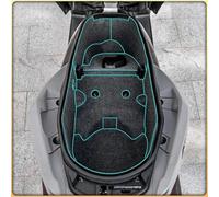 HUVNEXA Motorcycle Storage Box Leather Rear Trunk Cargo Liner Protector Accessories,for Xmax 300 XMAX300 Motorcycle Top Box Liner(Black Lower)