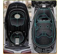 HUVNEXA Motorcycle Storage Box Leather Rear Trunk Cargo Liner Protector Accessories,for Xmax 300 XMAX300 Motorcycle Top Box Liner(Black Upper Lower)