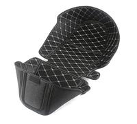 HUVNEXA Motorcycle Storage Box Leather Rear Trunk Cargo Liner Protector Accessories,for Xmax 300 XMAX300 Motorcycle Top Box Liner(Black Model 1)