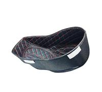 HUVNEXA New Motorcycle Accessories PU Rear Trunk Cargo Liner Protector, for Seat, for Bucket Pad TMAX530 2017-2019 Tmax 530 Motorcycle Top Box Liner(Black Red)