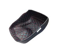HUVNEXA New Motorcycle PU Rear Trunk Cargo Liner Protector, for Seat, Bucket Pad Accessories TMAX530 2012-2016 Tmax 530 Motorcycle Top Box Liner(Black Red)