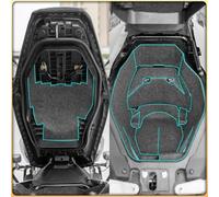HUVNEXA Nss750 XADV750 X-ADV 750 2021 Motorcycle Rear Trunk Cargo Liner Protector, for Seat, for Bucket Pad Accessories Motorcycle Top Box Liner(Black Upper Lower)