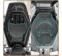 HUVNEXA Nss750 XADV750 X-ADV 750 2021 Motorcycle Water Proof Rear Trunk Cargo Liner Protector, for Seat, Bucket Pad Accessories Motorcycle Top Box Liner(Black A Set)