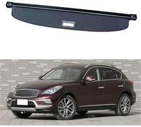 HUVNEXA Parcel Shelf Car Retractable Cargo Cover Luggage Shade Shield, for Qx50 2013-2018 Rear Boot Trunk Racks Privacy Panel Roller Blind Shelves Trunk Storage Bracket
