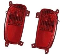HUVNEXA Rear Fog Light, for Kia, for Sorento, 2013 2014 Rear Fog Light Assembly(BLACK 1 pair)