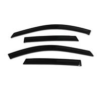 HUVNEXA Smoke Sun Rain Guard Wind Shields Window Visor Side Deflector, for Kia, for Sorento 2010 2011 2012 2013 2014 2015 Car Wind Deflector(Black)