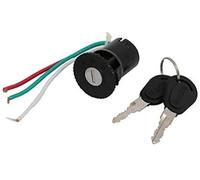 HUVNEXA sourcingmap Motorcycle safety 3 Wires Ignition Switch Lock w 2 Keys Ignition Switch Lock