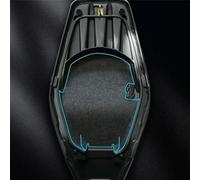 HUVNEXA SR MAX 250 300 Motorcycle Rear Trunk Cargo Liner Protector, for Seat, Bucket Pad, for Aprilia, Srmax250 300 Accessories Motorcycle Top Box Liner(Black Top)