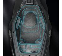 HUVNEXA SR MAX 250 300 Motorcycle Rear Trunk Cargo Liner Protector, for Seat, Bucket Pad, for Aprilia, Srmax250 300 Accessories Motorcycle Top Box Liner(Black Bottom)