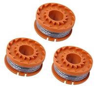 HUVNEXA Strimmer Spool Compatible with Spear and Jackson Grass Strimmer by, Spool Line Compatible with Spear Jackson S3630CT Strimmer Trimmer Pack of 3 Lawn Mower Spool