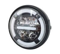 HUVNEXA Universal Motorcycle 7 Inch Headlight Headlamp Ultra Classic Electra Street Glide Road King Car Truck, for Harley, Touring Motorcycle Indicator Light
