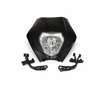 HUVNEXA Universal Motorcycle Headlight Headlamp Light Dirt Bike EXC EXCF SX XC XCF XCW XCFW SMR SXS 125 150 250 350 450 525 530 Motorcycle Indicator Light(Black)