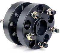 HUVNEXA Wheel Spacer Adapter Wheel Adapters 2Pieces Pcd 5X114.3 Cb 67.1Mm Aluminum Spacer Adapter 5 Lug Suit for DODGE Universal(BLACK 25mm Black)