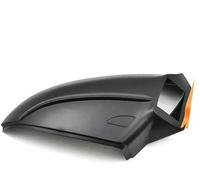 HUVNEXA Wing Mirror Cover, for VW, for Golf, 7, for MK7 7.5 GTI Rear View Mirror Lower Holder Replace Automotive Accessories Car Side Mirror Bottom Wing Mirror Base Cover(Black Right No Hole)