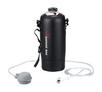 Huvqianu 12L Large Capacity Camping Shower, Portable Solar Shower Bag, PVC Shower Bag, Lightweight Travel Shower Solution for Outdoor, Traveling Hiking Camping Shower, 50x20cm, Weight: 1150g