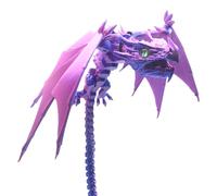 Huvqianu 3D Printed Dragon with Wings | Dragon Toys - Home Decor Articulated Fidget Dragon with Movable Joints Stress Relief for Lovers and