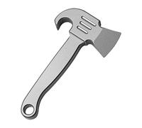 Huvqianu Axe-Shaped Bottle Opener Keychain | Multicolor Titanium Alloy | Compact, Portable Bottle Opener Keychain