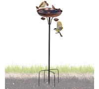 Huvqianu Bird Baths | 104 cm Tall Vintage Metal Bird Bath for Garden, Bird Pond | for Garden, Patio, Balcony, Flower, Lawn and Park