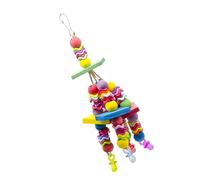 Huvqianu Bird Toys for Parrots | Colorful Interactive Chew Accessories for Birds | Parrot Bead Toys, Apartment, Balcony, Patio, Garden, Backyard, Yard, Garage,