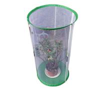 Huvqianu Butterfly Cage - 11.8 x 15.7 Inch Butterfly Growing Habitat with Zipper - Foldable Plant Protector for Nature Study Outdoor Backyard Garden