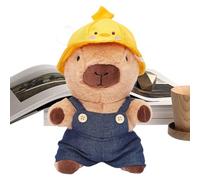Huvqianu Capybara Disguised Plush Toy | 25 cm Soft Accompaniment Toy - Soft Accompaniment Toy for Adults Collectors Bedroom Living Room Office Sofa Bed Game Bedroom Birthday
