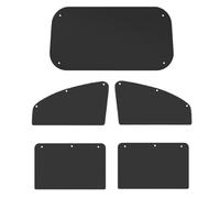 Huvqianu Car Windshield Sun Shade - Windscreen Cover with Suction Cups, Set of 5 - Insulating Privacy Curtains for Motorhome Utility Long Trips Parking