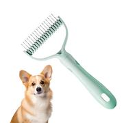 Huvqianu Cat brush for the, dog brush for the, double-sided undercoat for dogs, undercoat for cats - practical for loss, grooming brush for