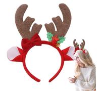 Huvqianu Christmas Hair Band for Women,Holiday Hair Band | Fashion Hairband for Adult Beauty Makeup,for Wedding Traveling Holiday Picnic BBQ Backyard Party Gathering Dinner Stage